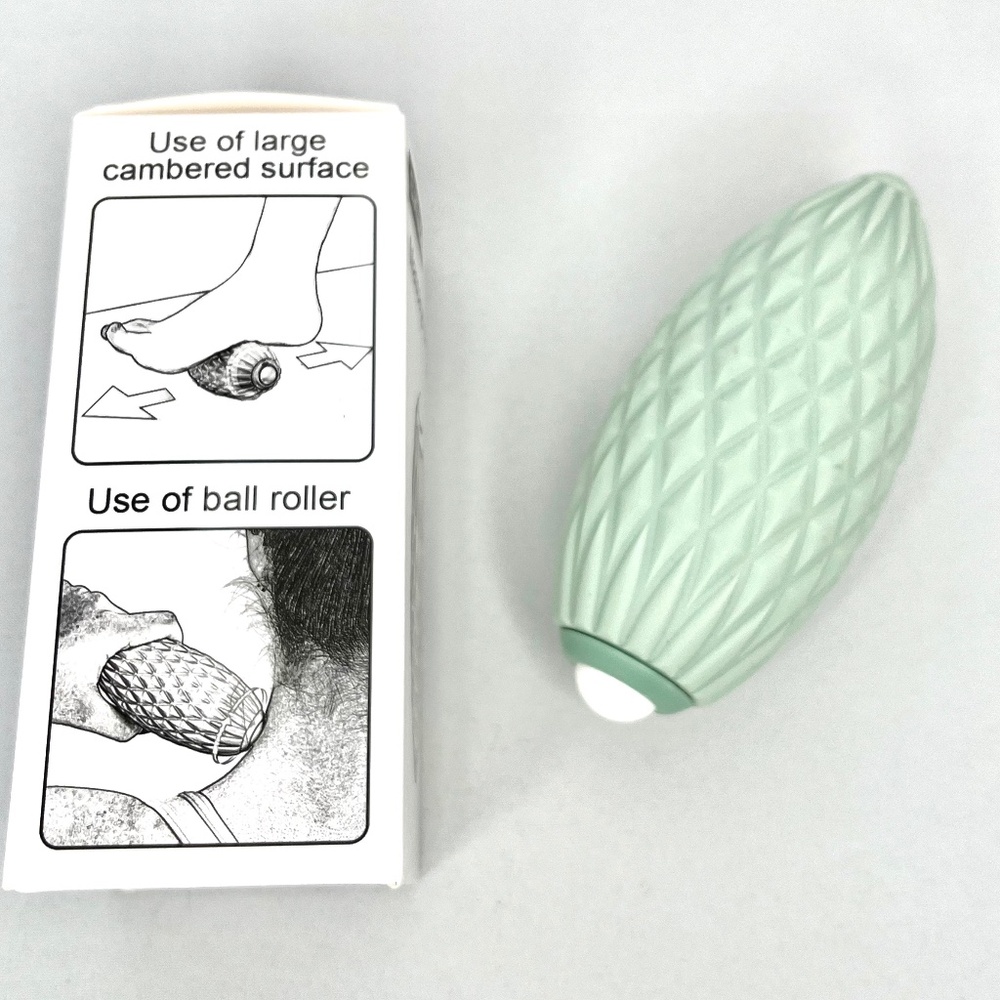 Oval Rolling Massage Ball Myofacial Massage Roller Ball Ergonomic Fascia Roller